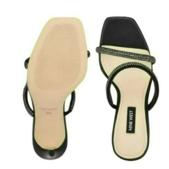 NINE WEST Zarleen Heeled Slide Sandals -10.5 - Picture 3 of 8